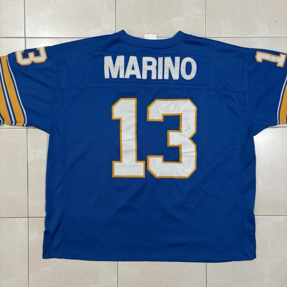 Pittsburgh Panthers Dan Marino #13 True School Adidas Blue Jersey Size 52/XL